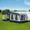 Brand Caravanvoortent Atrium 300