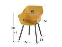 Hartman Tuinstoel Sophie Element Curry -Caravan Kampeer Winkel 17 1 hartman tuinstoel sophie element curry 21680872