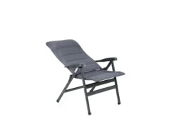 Crespo Kampeer Standen Stoel AP-238 Xl Air-deluxe Grijs Kleur 86 -Caravan Kampeer Winkel 17 5 crespo kampeerstoel ap 238 xl air de luxe kleur 86 grijs