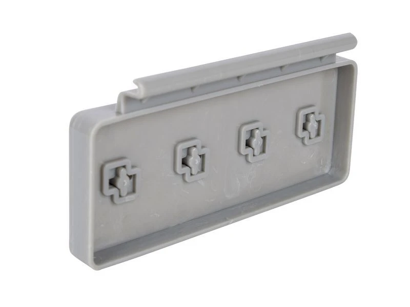 Bo-Camp Kapstok Voor Caravanrail 4 Haaks Wit 2 Bo-Camp Kapstok Voor Caravanrail 4 Haaks Wit - Afbeelding 2