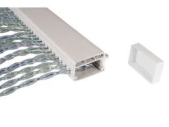 Vliegengordijn PVC Transparant-grijs-blauw -Caravan Kampeer Winkel 20 2 vliegendordijn pvc transparant grijs blauw 5309680