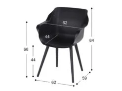 Hartman Tuinstoel Sophie Studio Zwart 9 Hartman Tuinstoel Sophie Studio Zwart -Caravan Kampeer Winkel 21 1 hartman tuinstoel sophie studio zwart 11681008