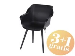 Hartman Tuinstoel Sophie Studio Zwart