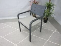 Te Velde Tuinmeubelen Barolo Aluminium Tuinstoel Antraciet -Caravan Kampeer Winkel 27 2 te velde tuinmeubelen barolo aluminium tuinstoel antraciet baroloantra