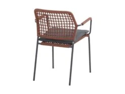 Taste By 4so Barista Stapelbare Tuinstoel Rope Terracotta -Caravan Kampeer Winkel 44 2 taste by 4so barista stapelbare tuinstoel rope terracotta achterkant 91282