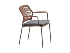 Taste By 4so Barista Stapelbare Tuinstoel Rope Terracotta -Caravan Kampeer Winkel 44 3 taste by 4so barista stapelbare tuinstoel rope terracotta zijkant rechts 91282