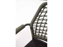 Taste By 4so Barista Stapelbare Tuinstoel Rope Groen -Caravan Kampeer Winkel 45 4 taste by 4so barista stapelbare tuinstoel rope groen detail rechts 91123